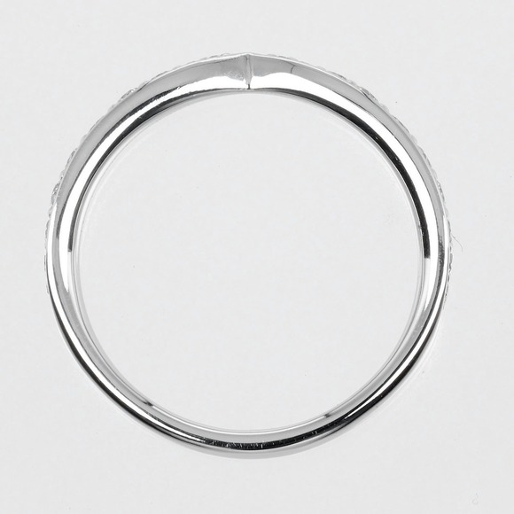 TIFFANY Silver Diamond Ring - Picture 7 of 9